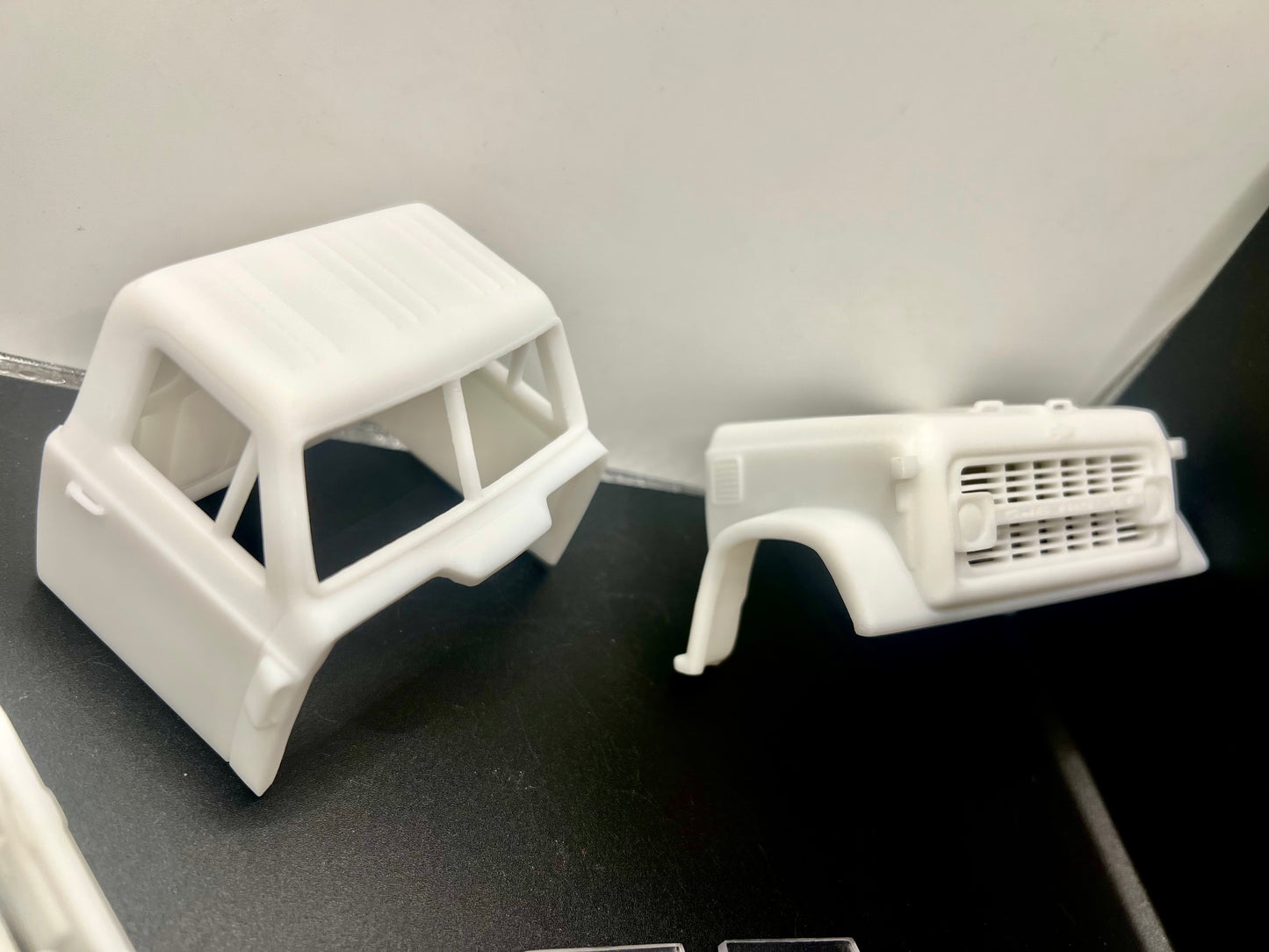 Chevy C95 Long hood Resin Model Truck Conversion Cab, 1/32, 1/25, 1/24 Scales