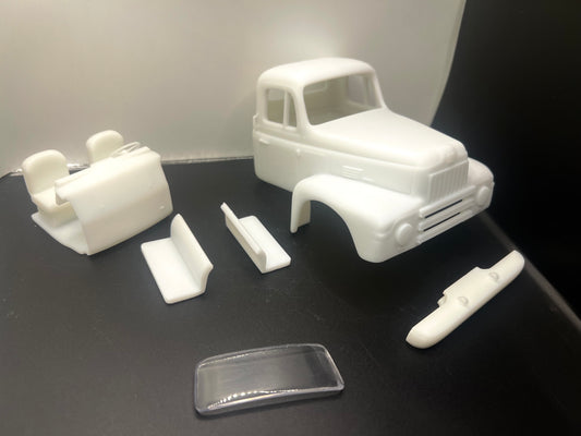 International BCF Resin Model Truck Conversion Cab, 1/25, 1/32 Scales