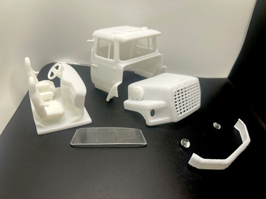 Ford LTS 9000 Resin Model Truck Conversion Day Cab, 1/24, 1/25, 1/32 Scales