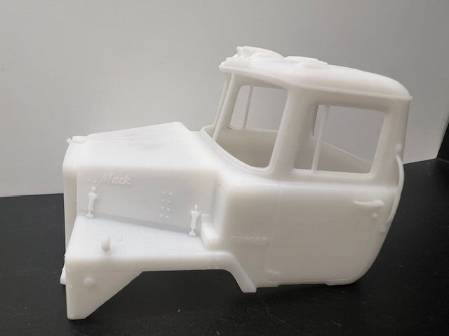 Mack DM 600 (Stahlhauben-Stil), Resin-Modell-LKW-Umbaukabine, Maßstab 1:24, 1:25, 1:32, 1:34