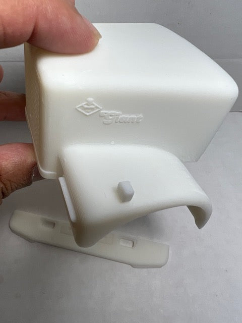 Capot de conversion de camion en résine, ensemble d'essieu avant carré avec lumières carrées Diamond Reo Giant (SFA), 1/25