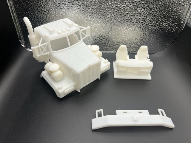 Kenworth C500 (Schmalhauben-Stil), Resin-Modell-LKW-Umbaukabine, 1/24, 1/25, 1/32