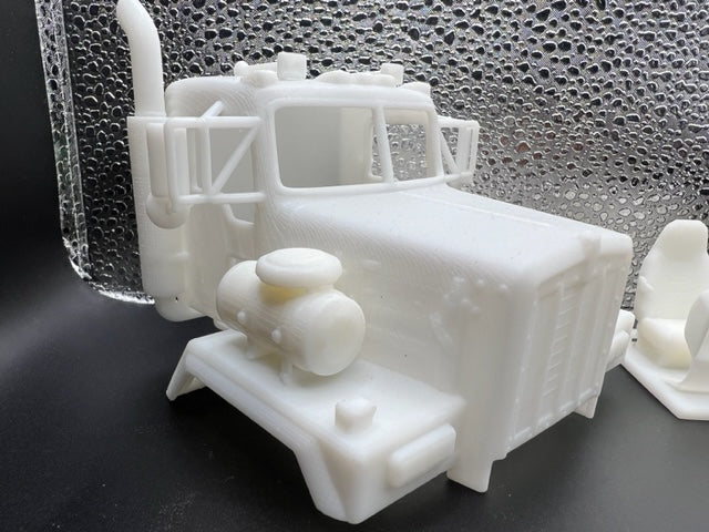 Kenworth C500 (Schmalhauben-Stil), Resin-Modell-LKW-Umbaukabine, 1/24, 1/25, 1/32