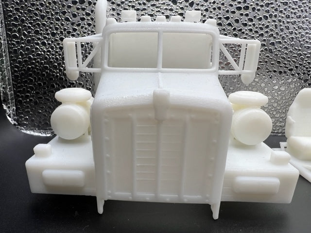 Kenworth C500 (Schmalhauben-Stil), Resin-Modell-LKW-Umbaukabine, 1/24, 1/25, 1/32