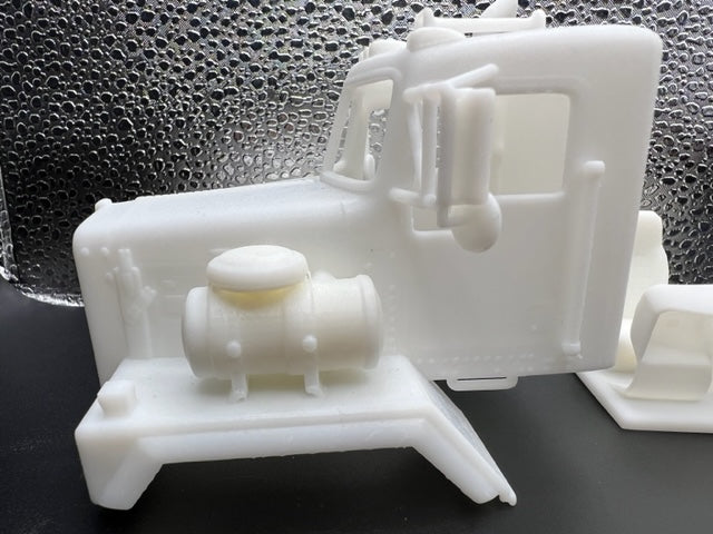 Kenworth C500 (Schmalhauben-Stil), Resin-Modell-LKW-Umbaukabine, 1/24, 1/25, 1/32