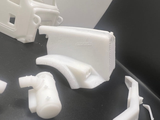 Kit de conversion de camion modèle Kenworth T800 en résine aérodynamique avec cabine et capot. Échelles 1/24, 1/25, 1/32