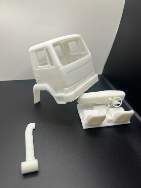 British Leyland Freighter, Constructor resin model truck conversion (day cab), 1/24, 1/25 1/32