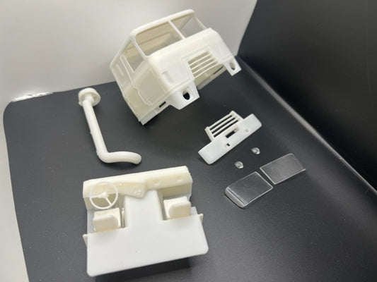 International Transtar II 4070B resin model truck conversion cab. 1/24, 1/25 & 1/32 scales