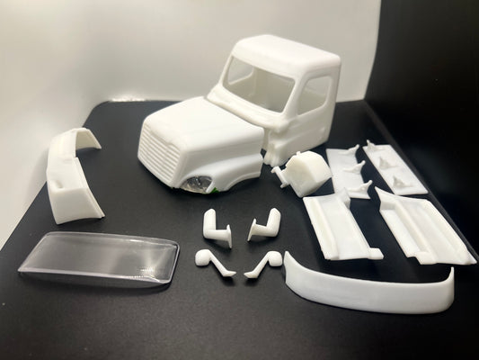 Freightliner Cascadia First Gen Resin Model Truck Conversion Day Cab 1/24 & 1/25 Scales