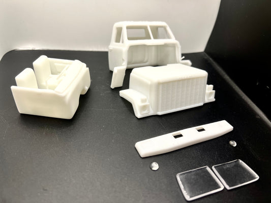 GMC Brigadier Resin Model Truck Conversion Cab, 1/32, 1/25, 1/24 Scales