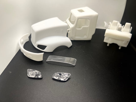 Kenworth T660 Resin Aero Day Cab & Hood Model Truck Conversion Cab Kit, 1/24, 1/25, 1/32 scales (Copy)