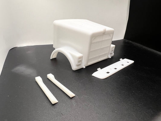 1/25 International 9300 Resin Model Truck Conversion Hood for AMT Ertl Model Truck Donor Kits