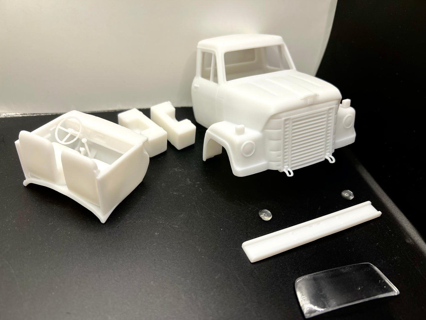 International Fleetstar A-Series Resin Model Truck Conversion Cab, 1/24, 1/25, 1/32 Scales