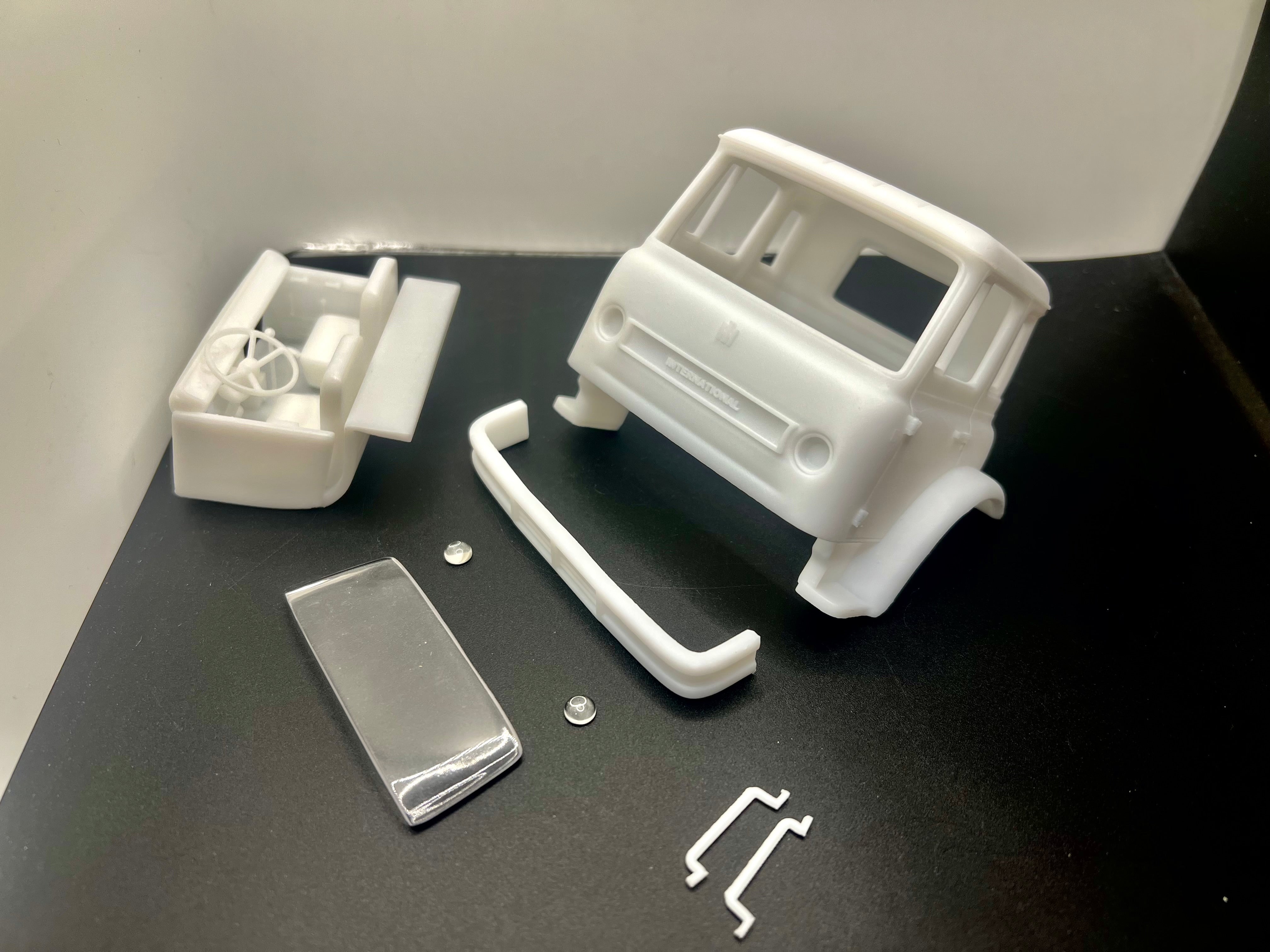 Austin Loadstar Diecast Model International Loadstar 1963 Cab Over Resin Model Truck Conversion Cab ...