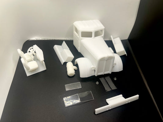 Kenworth 923 ‘Needle Nose’ Resin Model Truck Conversion Cab, 1/24, 1/25, 1/32 scales