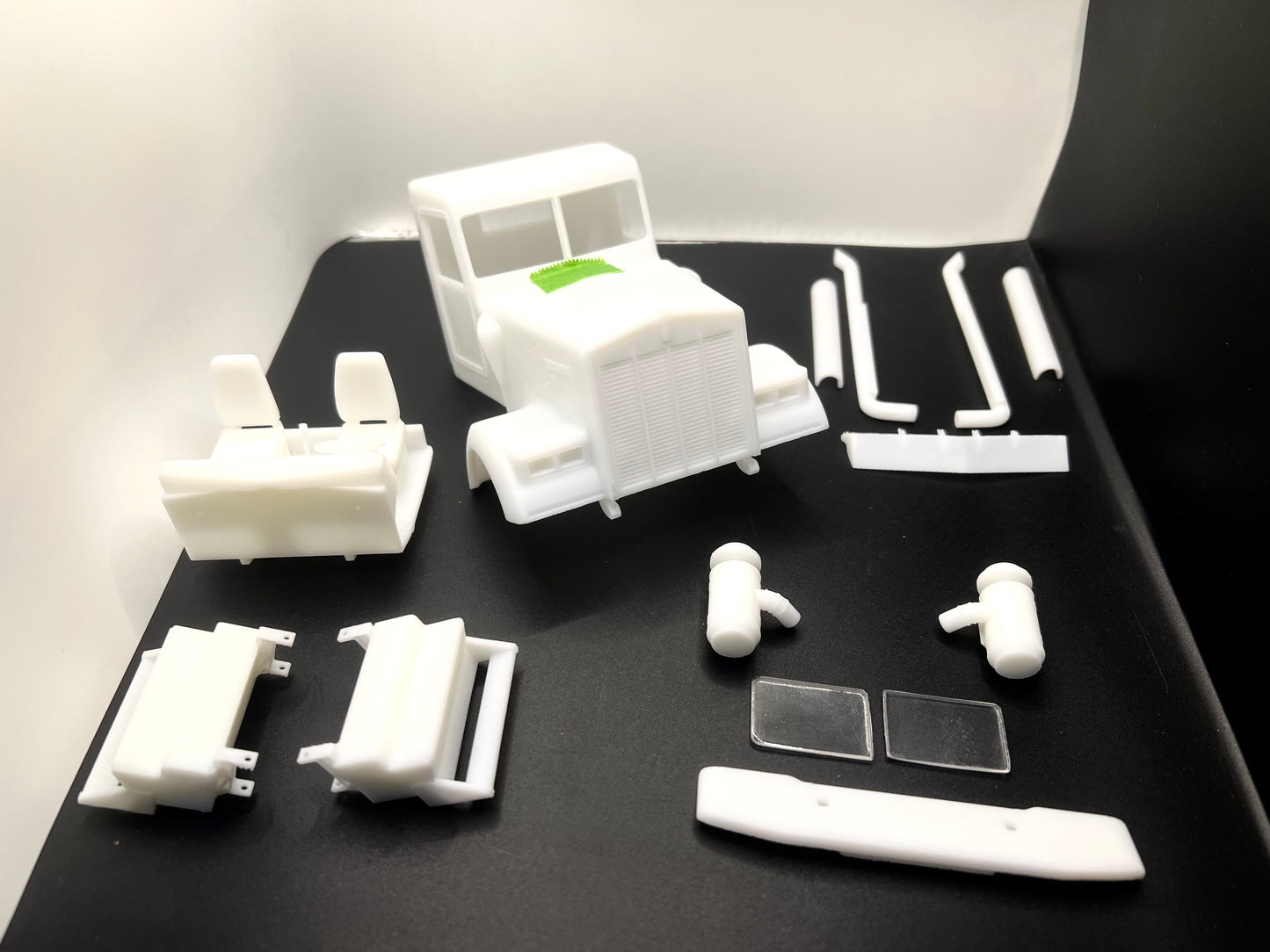 Kenworth W900B Resin Model Truck Conversion  Day Cab  1/16, 1/24, 1/25, 1/32 Scales