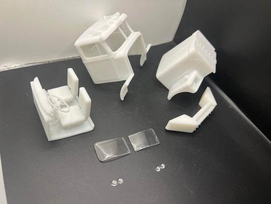 Diamond Reo Raider resin model truck conversion cab kit, 1/24, 1/25, 1/32 scales
