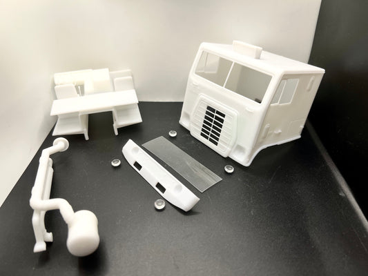 Ford 1974 WT 9000 'Blue Mule' Resin Model Truck Sleeper Cab, 1/24, 1/25, 1/32 scales