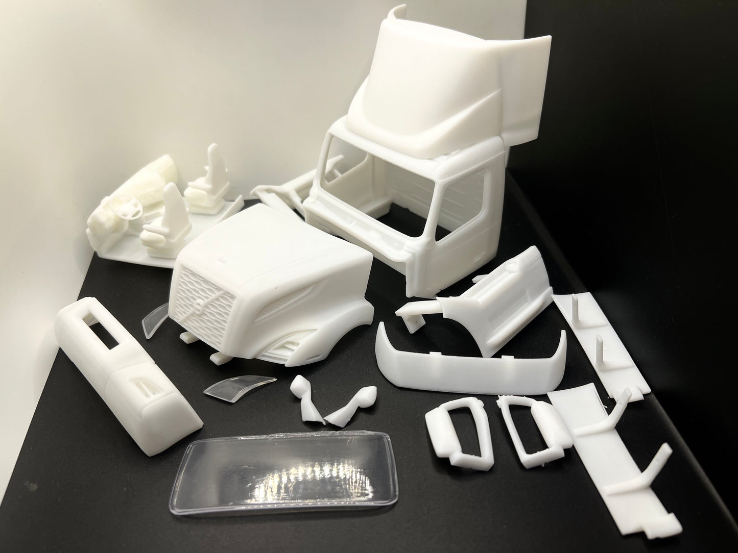 Volvo VNL 780 Resin Day Cab Model Truck Conversion Cab, 1/24, 1/25 scales