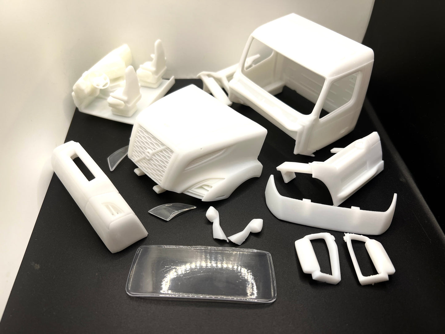 Volvo VNL 780 Resin Day Cab Model Truck Conversion Cab, 1/24, 1/25 scales