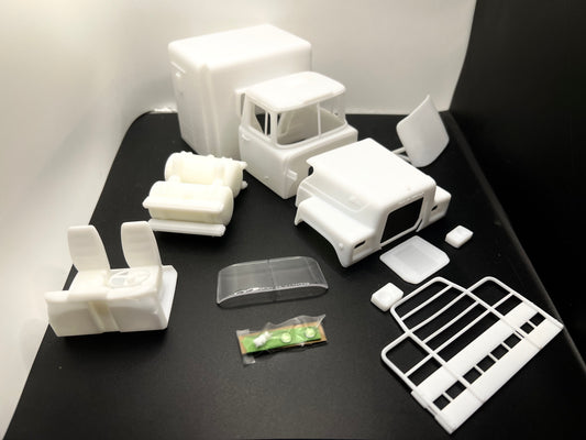 Mack RS 700L & Sleeper 'Rubber Duck' Style Model Truck Conversion Cab, 1/24, 1/25, 1/32