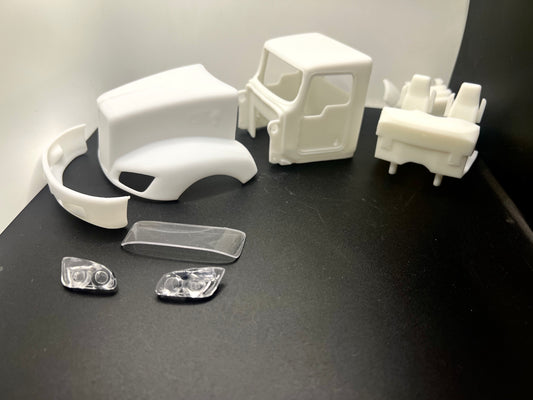 Kenworth T660 Resin Standard Day Cab & Hood Model Truck Conversion Cab Kit, 1/24, 1/25, 1/32 scales