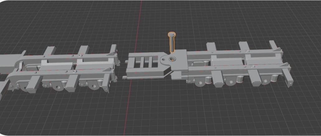 Tri-axle  Heavy Duty  Low Boy & 3-axle Booster / Bogie/ Stinger / Jeep Dolly Model Truck Trailer 1/34, 1/32, 1/25, 1/24 Scales