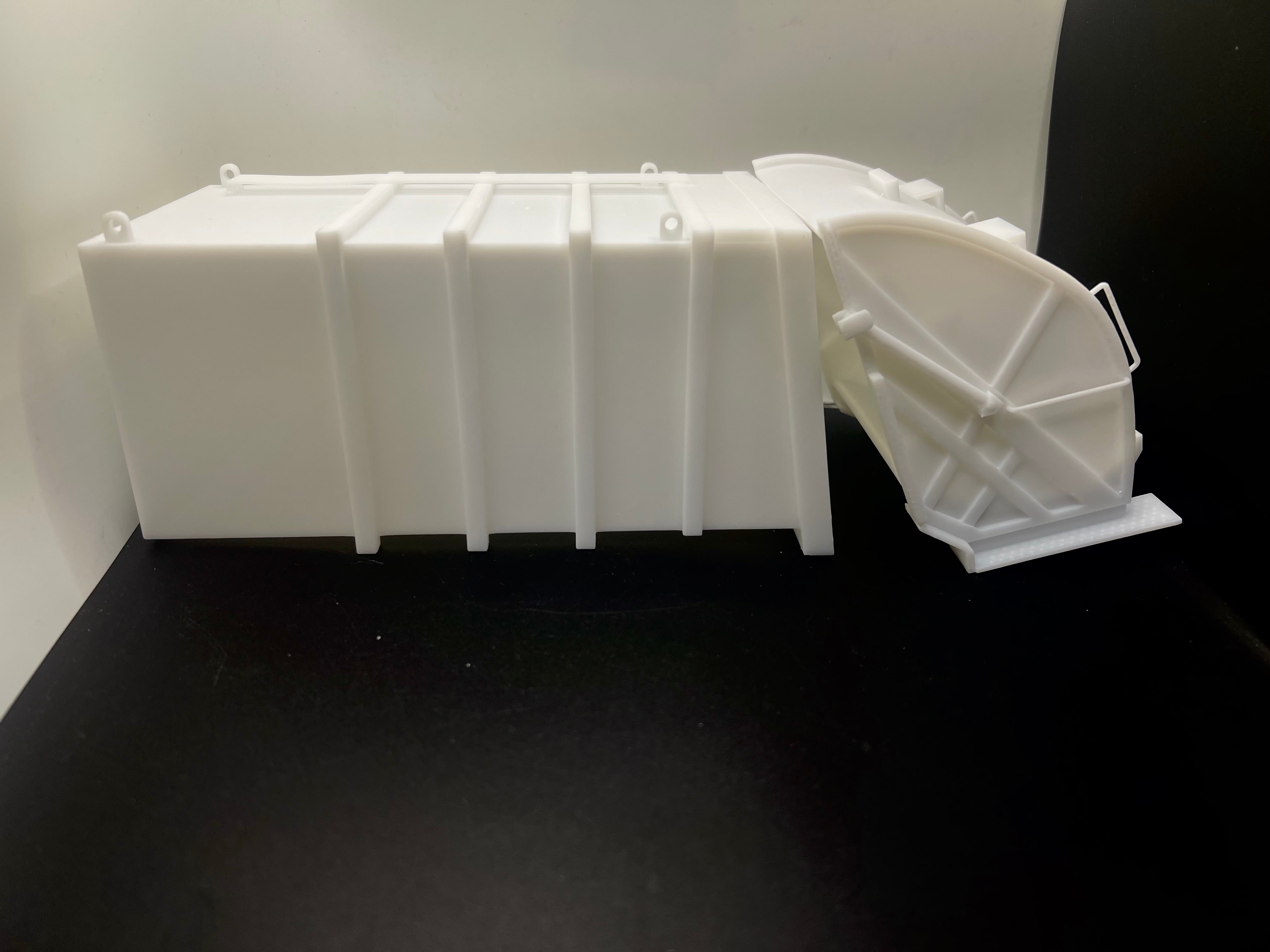 Model Truck Garbage/Trash Resin Heil 4000 Like Rear Packer Body (long ...