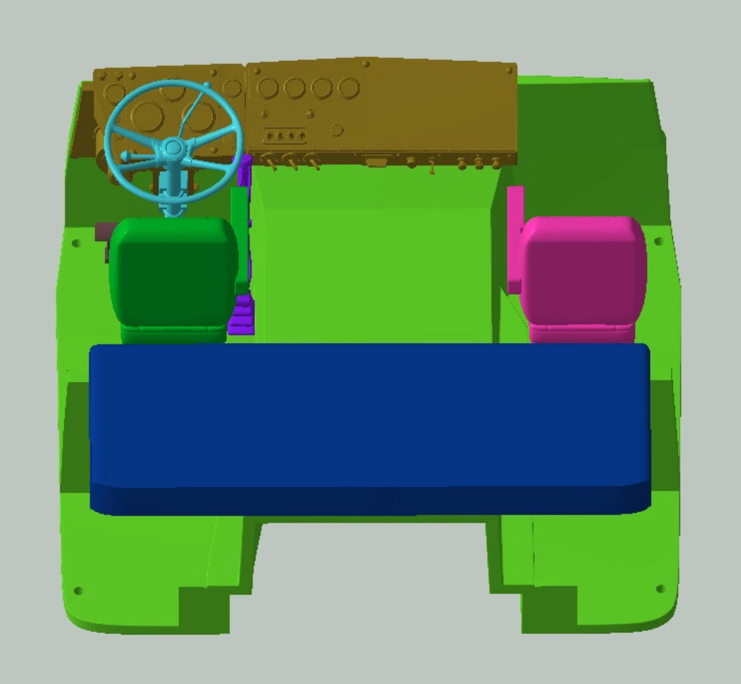 International Emeryville 81" Sleeper Resin Model Truck Conversion Cab, 1/24, 1/25, 1/32 Scales