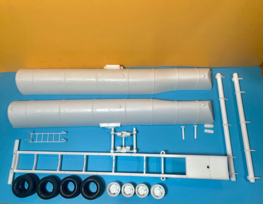 Resin Convoy Rubber Duck Style Resin Model Truck Tanker Trailer WITH wheels 1/18, 1/24, 1/25, 1/32 Scales