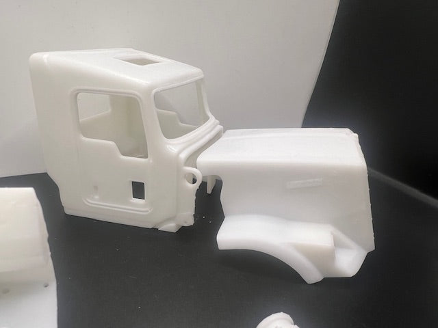 Kenworth T800W  Resin Model Truck Conversion Cab (Day), 1/14 (for Tamiya R/C ), 1/16, 1/24, 1/25, 1/32 Scales
