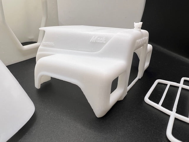 1/25 Resin Mack RS 700L Rubber Duck Conversion Parts for 1/25 AMT R Mo ...