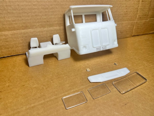 White Road Commander Day Cab Resin Model Truck Conversion in 1/24, 1/25, 1/32 scales
