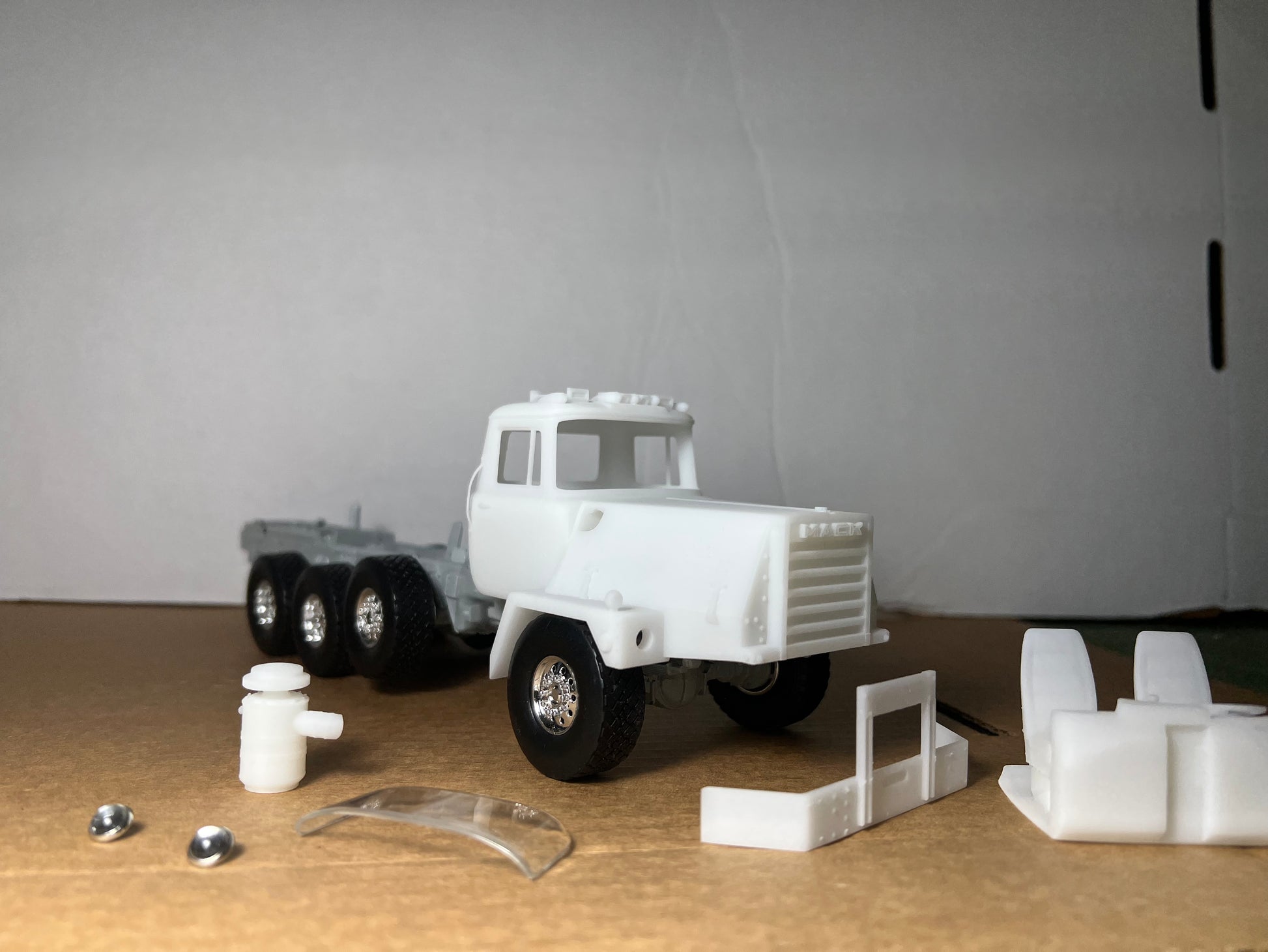 Mack RM 600 resin model truck conversion cab kit, 1/24, 1/25, 1/32, 1 ...